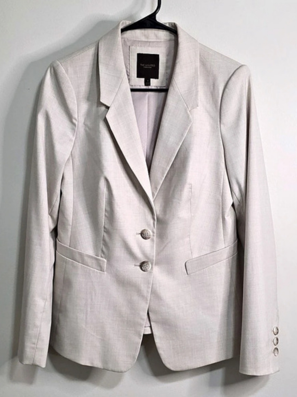 The Limited Women's Blazer Size 8 Like New Light Beige/Oatmeal Heather